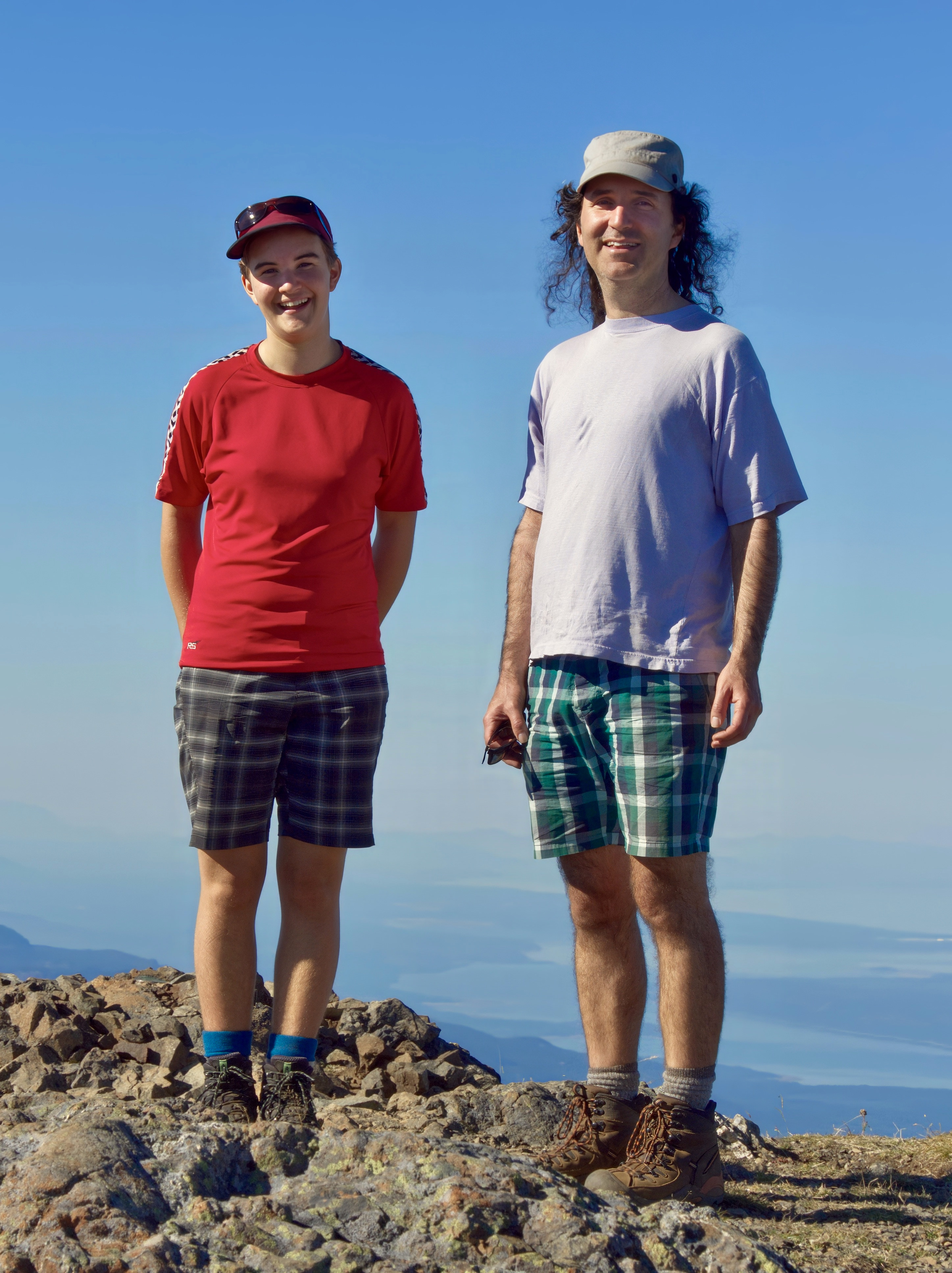  Ardeo & Nedjo on the Summit of Mt. Arrowsmith ~ Vancouver Island, September 14, 2014 